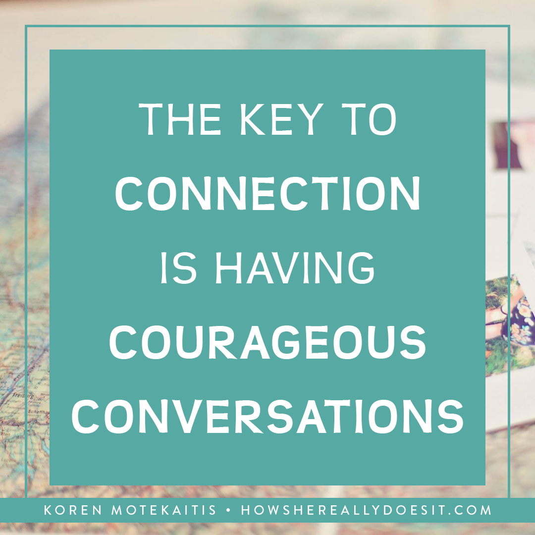 having courageous conversations