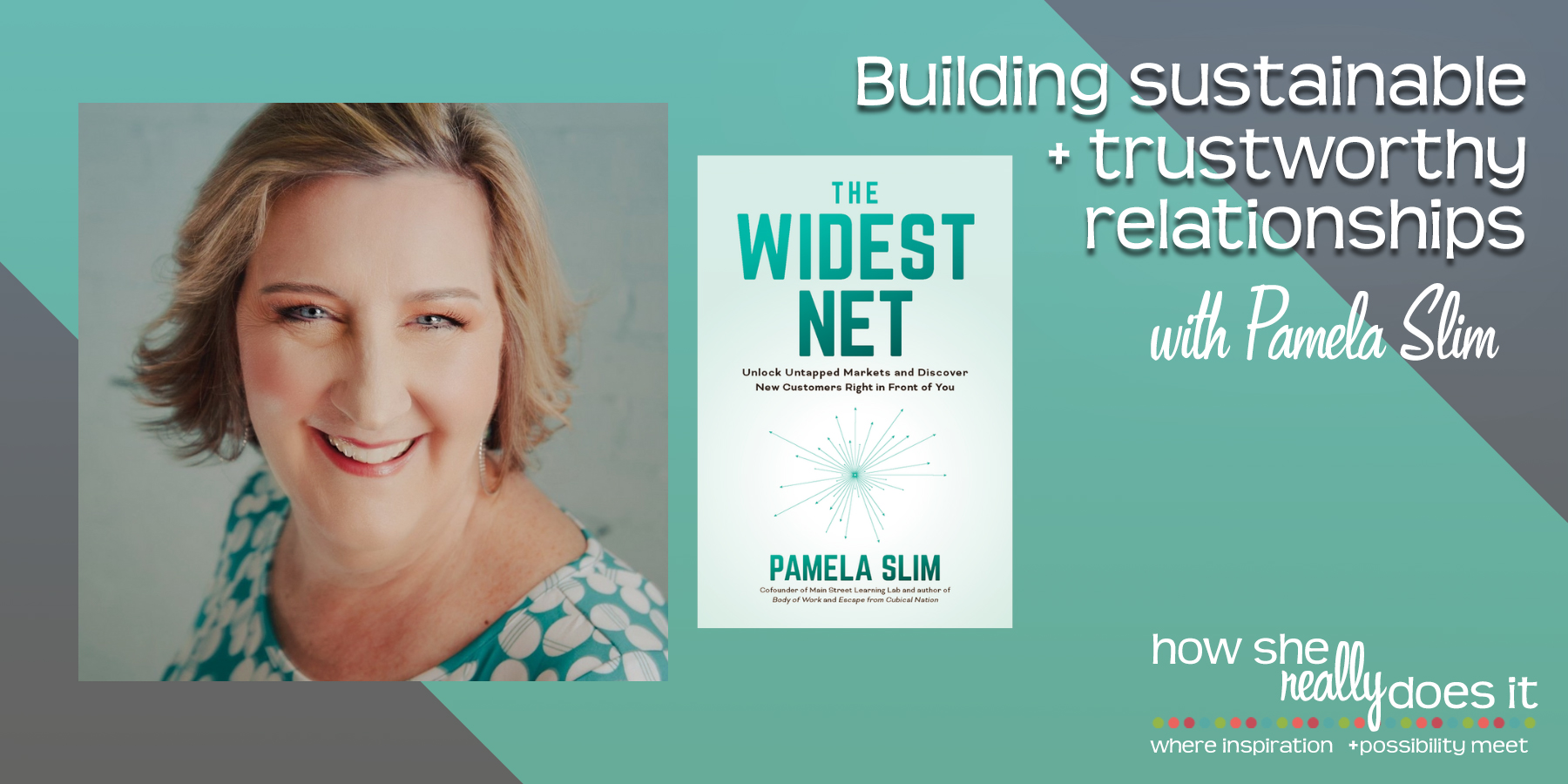How She Really Does It with Koren Motekaitis | Building sustainable + trustworthy relationships with Pamela Slim